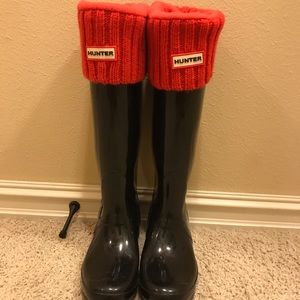 Original Half Cardigan Stitch Tall Boot Socks